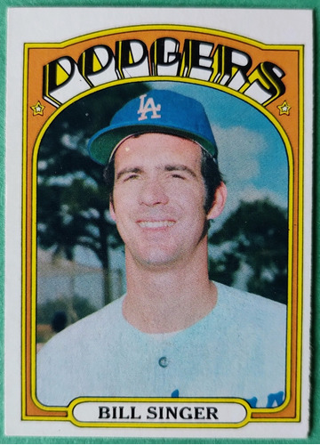 Bill Singer,1.972 Topps , Los Angeles Dodgers 