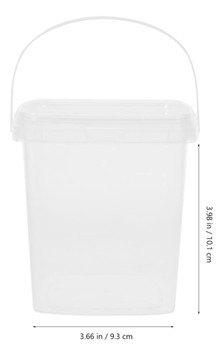 Baluue 6 Piezas Cubo De Helado Reutilizable De Grado Aliment