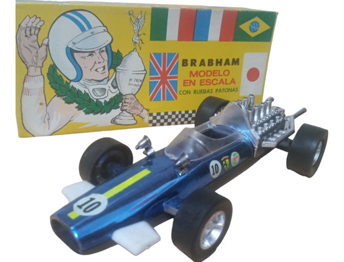 Juguete Antiguo Auto Formula 1 Marca Sanz Baltasar Plástico