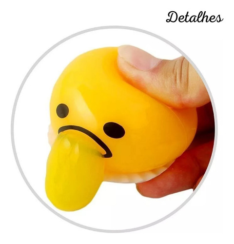 4 Bolinhas Eca Ball Divertida Squishie Aperta Sai Slime