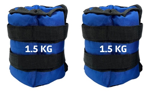 Pesas Tobilleras Muñecas Brazo Pierna 3 Kg Total 1.5 Kg C/u