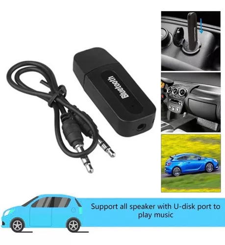 Transmisor Bluetooth Usb A Jack 3.5 Mm Reproductor De Carro