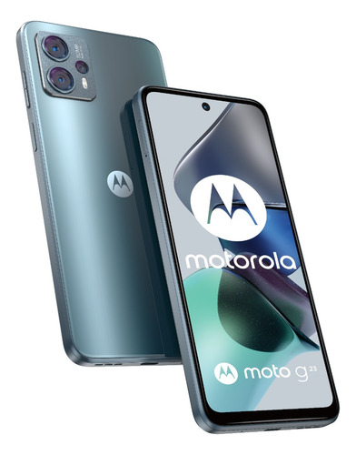 Celular Motorola Moto G23 128/4gb Azul Auriculares De Regalo