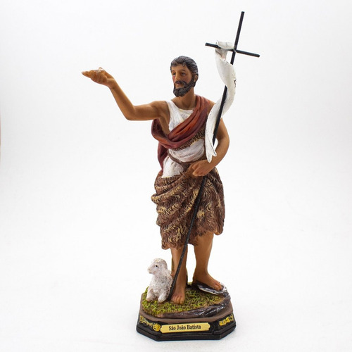 Imagem São João Batista Resina 21 Cm