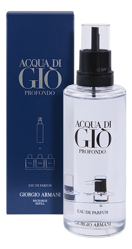 Perfume Acqua Di Gio Profondo 150ml Edp Refill