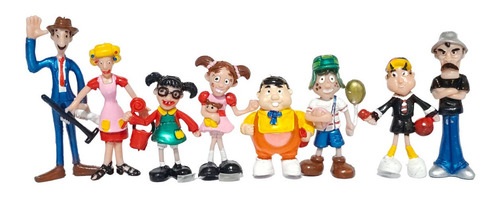 Paquete Con Las Figuras Del Chavo Del Ocho