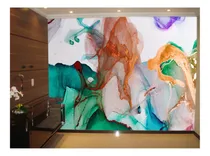 Comprar Papel De Parede Arte Liquida Tintas Fluido Cor 4,5m² Tra68