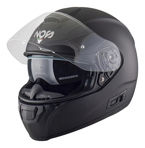 Casco Nos Ns-6 Negro Mate