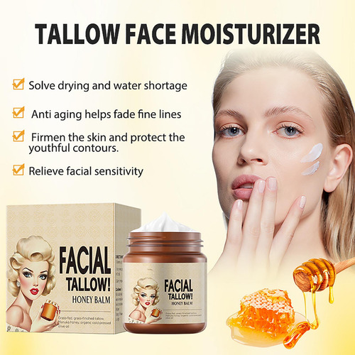 Crema Hidratante De Sebo E Tallow Para Rostro Y Cuerpo, Hidr