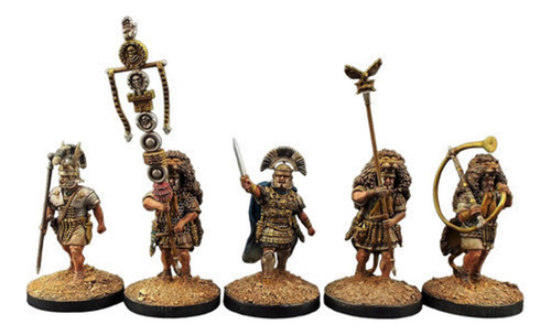 Cartela C/ 5 Miniaturas Early Imp Roman Empire Command