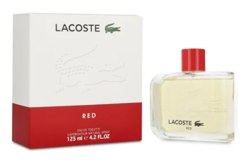 Perfume Para Caballero Lacoste Red 125 Ml Eau De Toillete