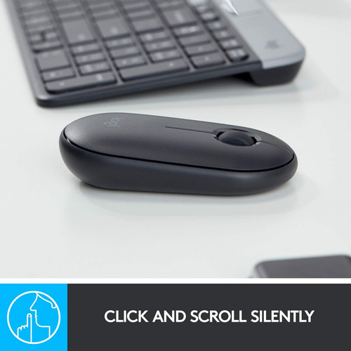 Ratón Inalámbrico Logitech Pebble Con Bluetooth O 2,4 Ghz Ad