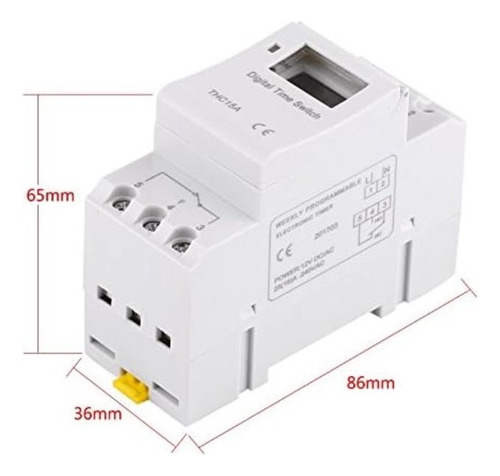 Novo Display Lcd Com Interruptor De Tempo De Relé Programáve
