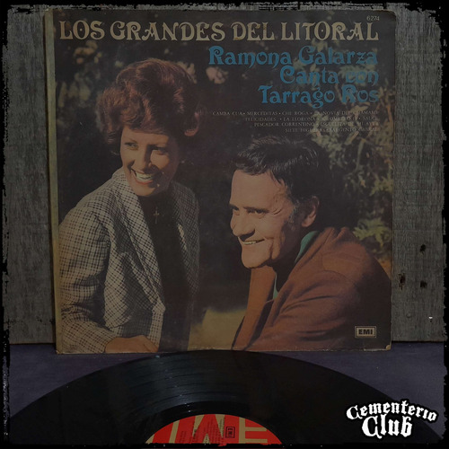 Ramona Galarza / Tarrago Ros Los Grandes Del Litoral Vinilo