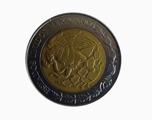 Moneda México 1992 5 Pesos