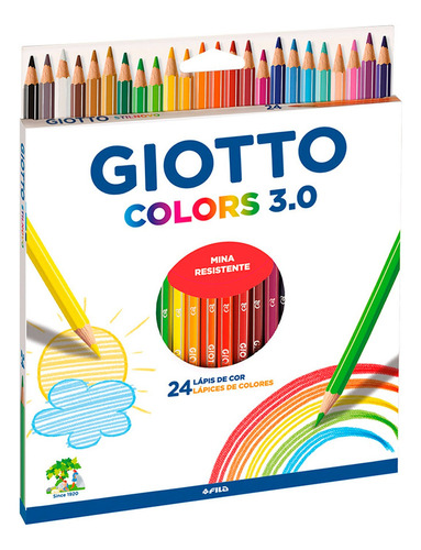 Lapices De Colores Giotto colors 3.0 X 24 Colores