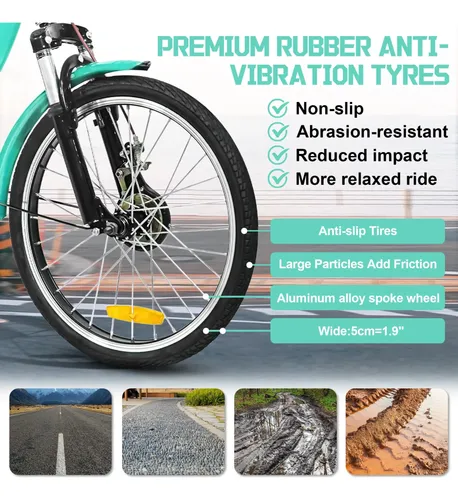 Triciclo De 20 Pulgadas Para Adultos Con Asiento Infantil Y Cesta – 3 Ruedas Estable Para Compras, Paseos Y Picnic – Acero De Alto Carbono