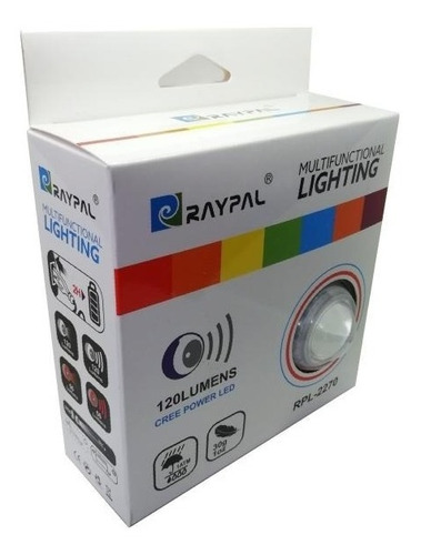 Luz Linterna Bicicleta Raypal Ojo De Angel Rpl 2270 Dual 