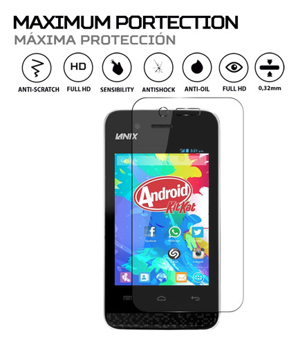 Protector Pantalla Antishock Para Lanix Ilium S106