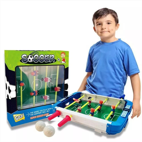 Metegol De Mesa Infantil Con Contador De Goles Y 2 Pelotas