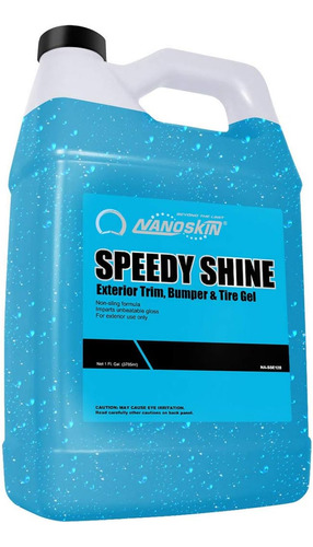 Speedy Shine Gel Exterior Llantas Y Molduras 1 Galón R...