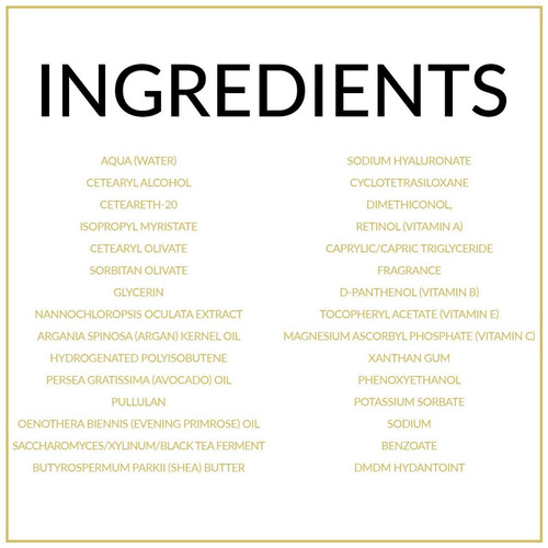 Imagen 3 de 6 de Acido Hialuronico Retinol Premium Crema Anti Edad Y Arrugas