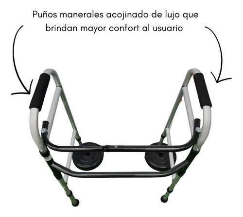 Andadera Ortopedica Plegable De Aluminio Reforzada