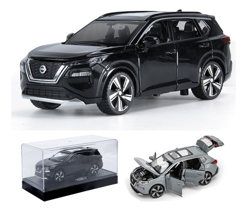 Nissan X-trail Miniatura Metal Coche Con Luces Y Sonido 1/32