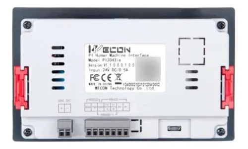 Panel Operador Hmi 4,3 Pl3043ie Rs422/rs485/rs232 Usb Wecon
