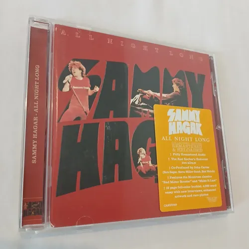 Sammy Hagar - Cd All Night Long -2016- Importado U.k - Raro