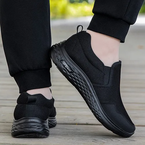 Zapatos Tenis Negros Mujer Y Hombres Pie Diabetico Cómodo