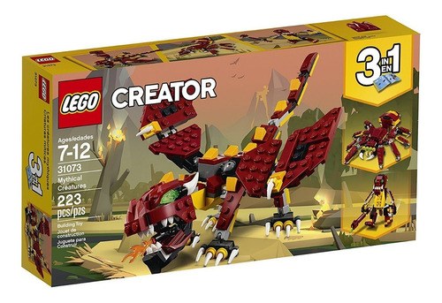 Lego Creator 3en1 31073 Criaturas Miticas Mundo Manias