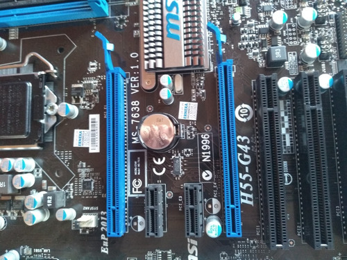 Placa Mãe Msi Ms 7638 H55-g43 Ver 1.0 (4815) (Usado)