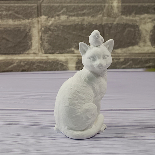 Moldes De Silicona Con Forma De Figura De Gato Para Vela De