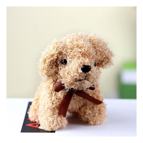 Llavero De Peluche De 12 Cm Con Forma De Perro, Caniche, Pel