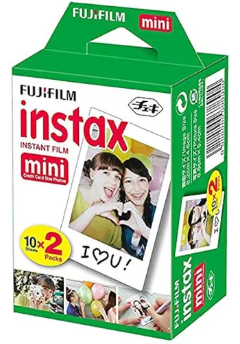 Fujifilm Cámara Instax Mini 11 con estuche transparente, películas y  calcomanías (morado lila)