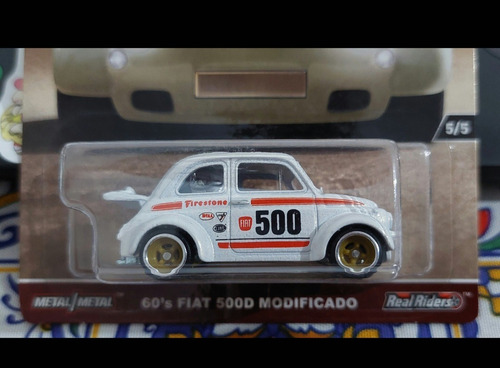 Hot Wheels 60's Fiat 500d Modificado Blanco