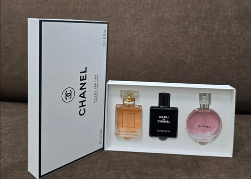 Set Chanel X 3 Perfumes Unisex Edicion Limitada