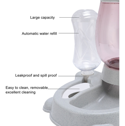 Conjunto De Dispensador De Água Com Alimentação Automática P