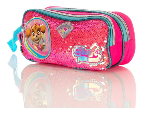 Lapicera Lentejuela Reversible Paw Patrol Skye Original