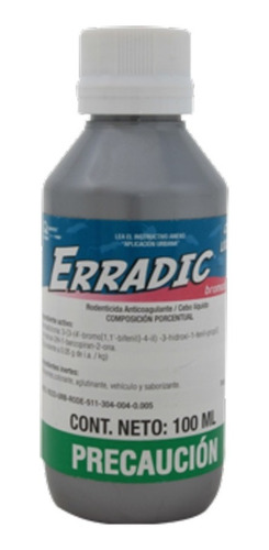 Imagen 1 de 1 de Erradic Liquido 100 Ml