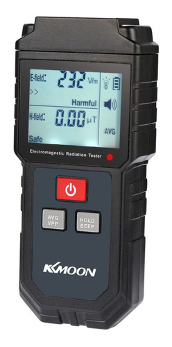 Detector De Radiación De Campo Electromagnético Lcd Portátil