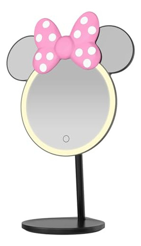 Espejo De Maquillaje Iluminado De Mesa Minnie Mouse De Impre