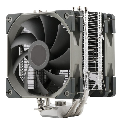 Enfriador Cpu As120plus 4 Tubo Calor Ventilador Dual Pwm In