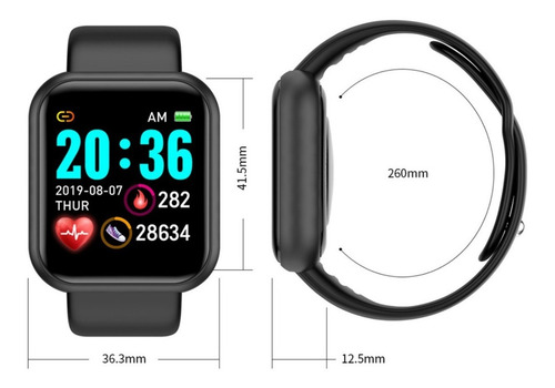 Imagen 5 de 10 de Reloj Smart Watch Iteligente Multideporte Recordatorio Salud