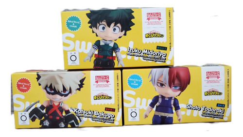 3 Nendoroids Originais Swacchao! - My Hero Academia 