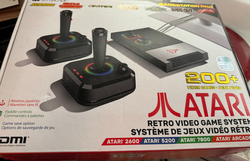 My Arcade Atari Station Pro Video Game Console 200+ Preto (Usado)