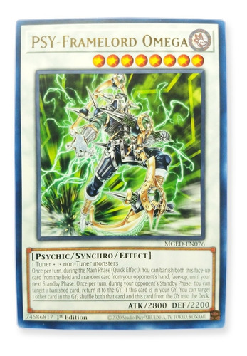 Yugi-oh! Psy-framelord Omega Mged-en076 Rare