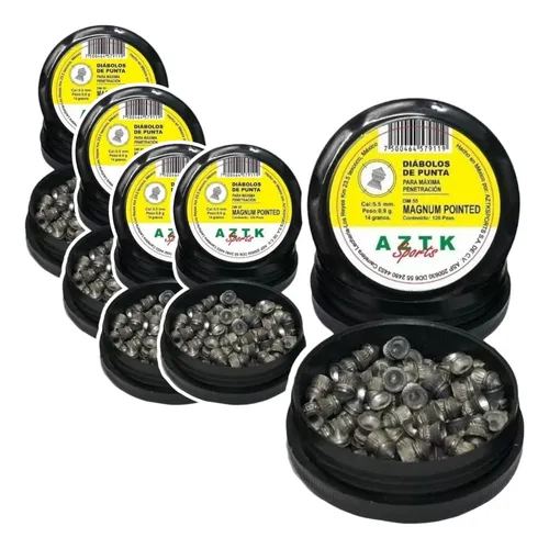comprar Diábolos Aztk Magnum Punta 5-pack Cal. 5.5 \u002F 600 Piezas
