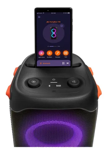 Caixa De Som JBL Partybox 110 Bluetooth Classificação IPX Caixa De Som JBL Partybox 110 Bluetooth Classificação IPX